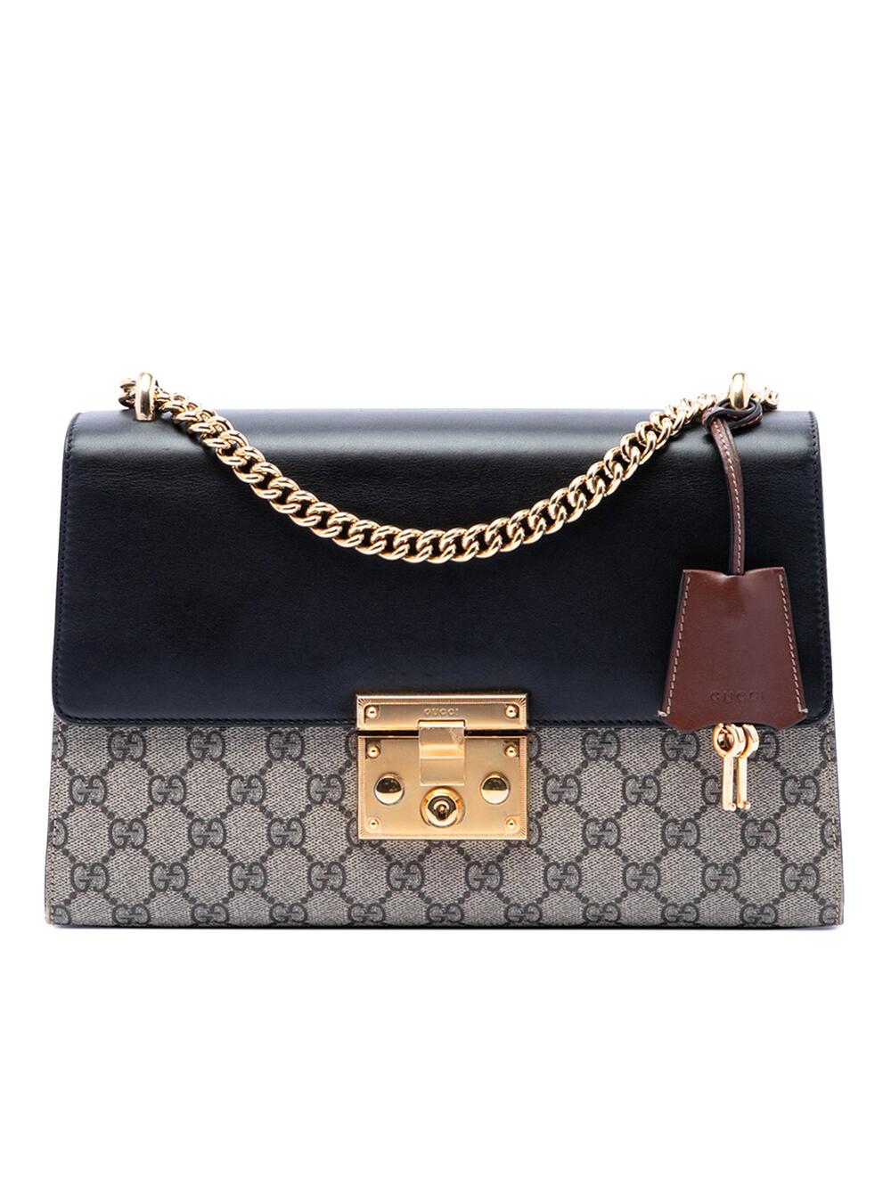 Gucci Padlock Shoulder Bag Gg Coated #287489G11B